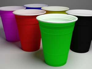 plastic-cups Modelo 3D