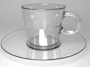 taza de te Modelo 3D