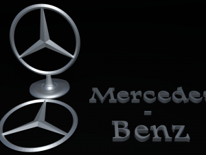 mercedes car logo 3D Model