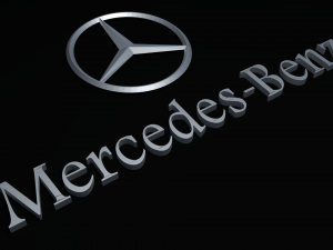 mercedes car logo 3D 模型