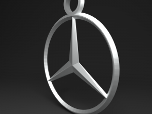 mercedes logo Modelo de Impressão 3D