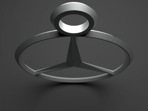 mercedes logo Modelo de Impressão 3D