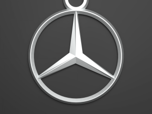 mercedes logo Modelo de Impressão 3D