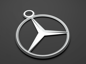 mercedes logo Modelo de Impressão 3D