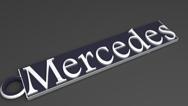 mercedes logo Modèles 3D en vedette .c4d .max .obj .3ds .fbx .stl .blend 