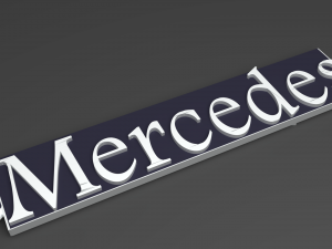mercedes logo 3D Print Model