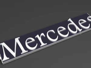 mercedes logo 3D Print Model