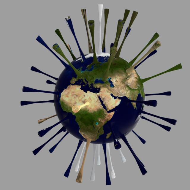 corona virus Modelo 3D .c4d .max .obj .3ds .fbx .stl .blend 
