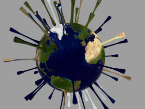 corona virus 3D Model