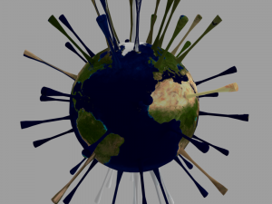 corona virus Modelo 3D
