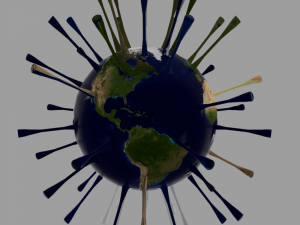 corona virus Modelo 3D