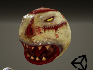 zombie pacman 3D 모델