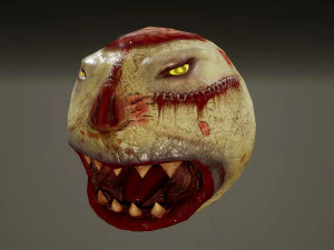 Zombie-Pacman 3D Modell