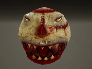 Zombie-Pacman 3D Modell