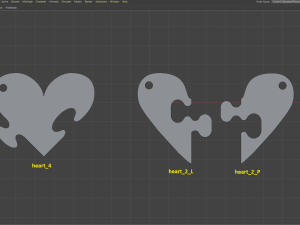 heart 3D प्रिंट मॉडल