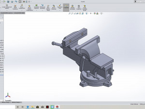 mechanical bench vice 3D Model