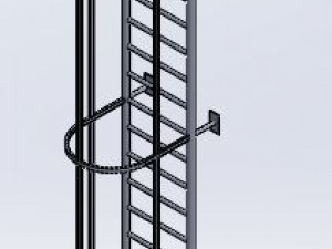 vertical ladder 3D 모델
