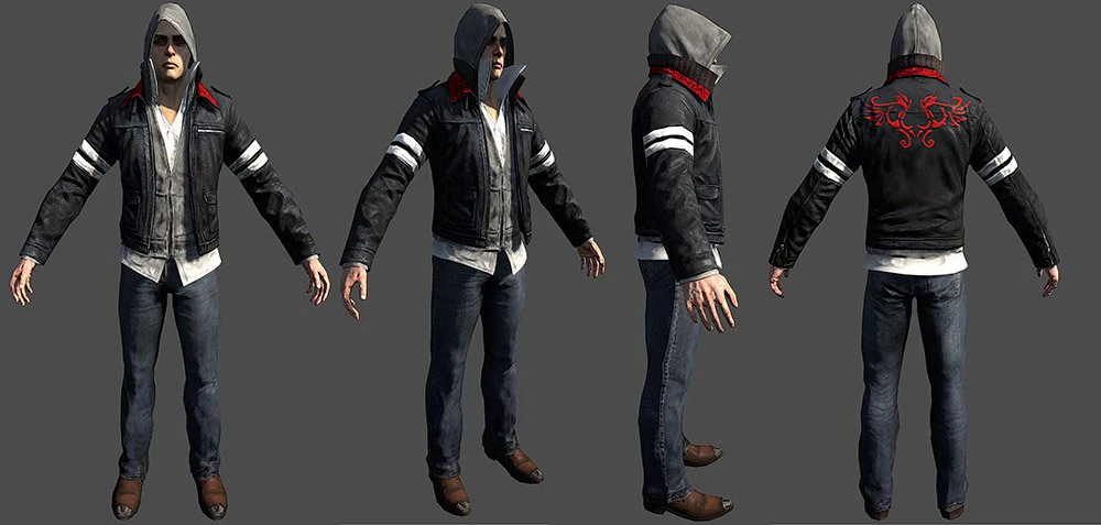 alex mercer prototype 3D Model .c4d .max .obj .3ds .fbx .stl .blend 