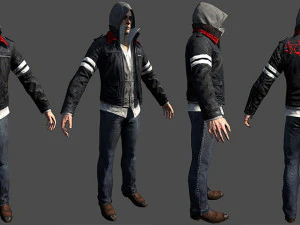 Алекс Мерсер прототип 3D Модель