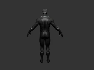 blackpanthercivilwar challa- pantera negra 3D Model