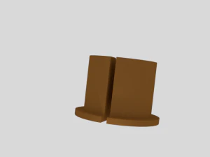 manga dividida Modelo 3D