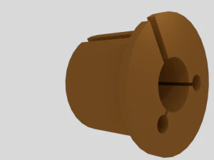 manga dividida Modelo 3D