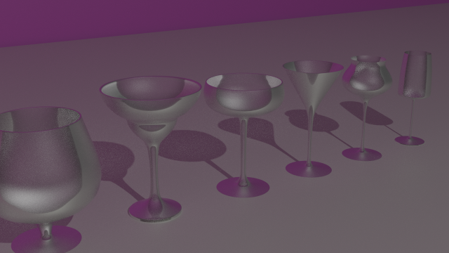 the wineglasses 3D Model .c4d .max .obj .3ds .fbx .stl .blend 