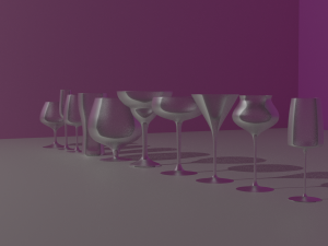 the wineglasses 3D Model