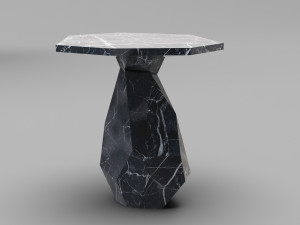 ginger and jagger rock side table Model 3D