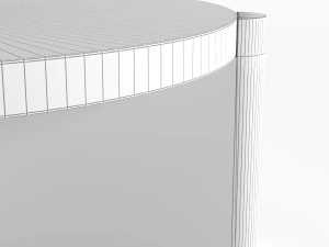 yucca stuff concho table 3D Model