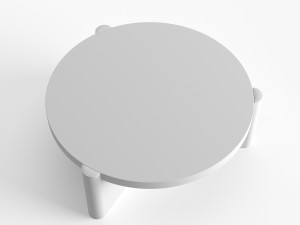 yucca stuff concho table 3D 模型