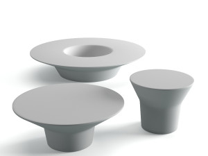 bb italia outdoor springtime garden side table 3D Модель