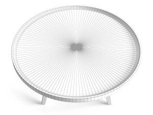 coffee table custom made 3D Model