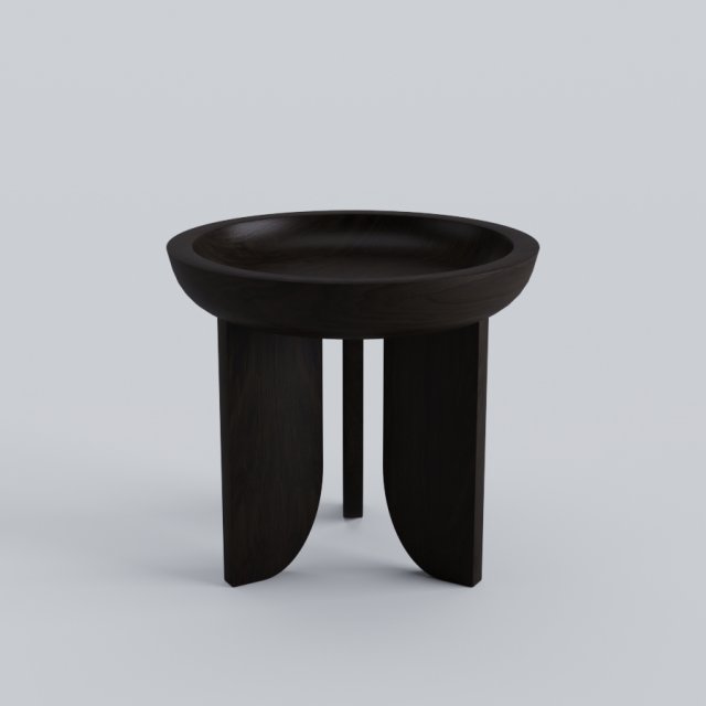 side table black 3D मॉडल .c4d .max .obj .3ds .fbx .stl .blend 