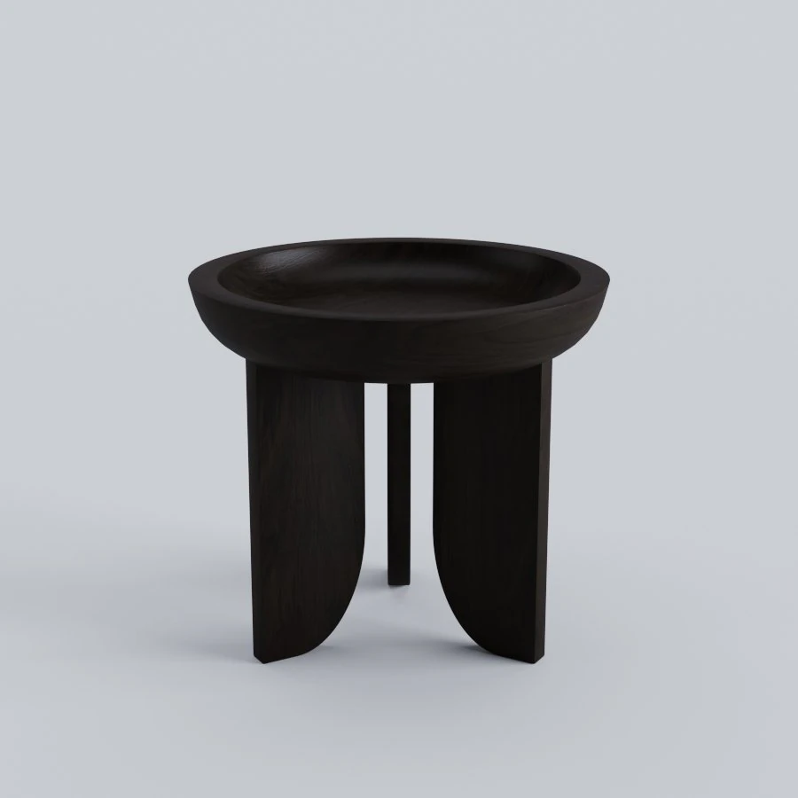 side table black 3D Model .c4d .max .obj .3ds .fbx .stl .blend 