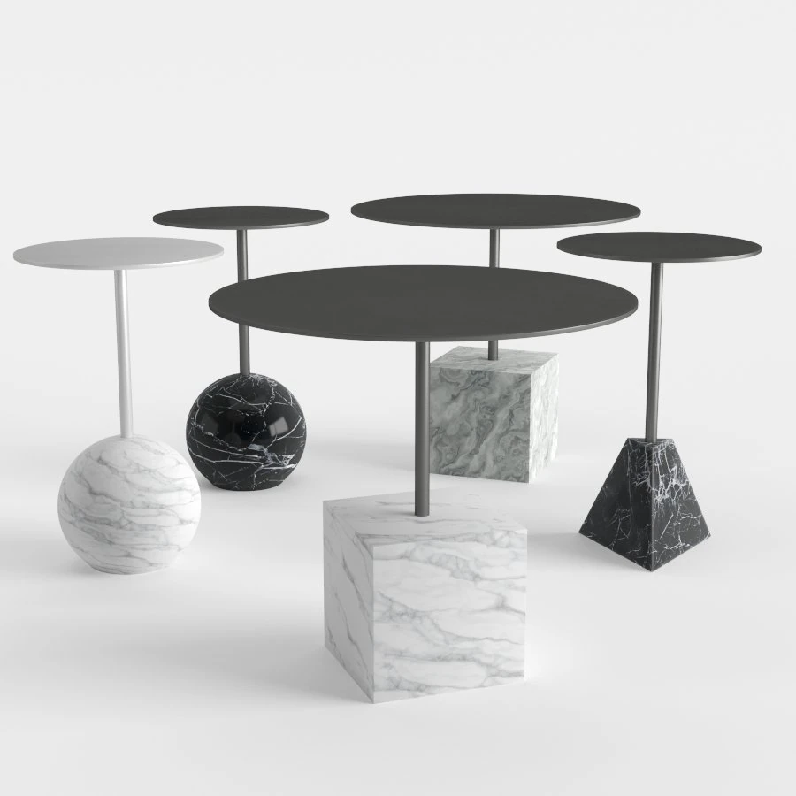 knockout lounge tables 3D Model .c4d .max .obj .3ds .fbx .stl .blend 