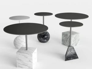 knockout lounge tables 3D Model
