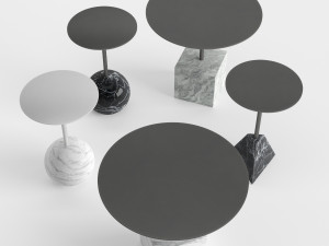 knockout lounge tables 3D Model