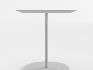 bernhardt quiet side table 3D Модель