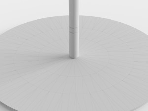 bernhardt quiet side table 3D Модель