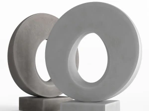 modern decorative abstract stone art sculpture 02 3D Model