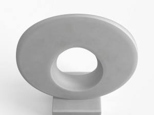 modern decorative abstract stone art sculpture 02 Model 3D