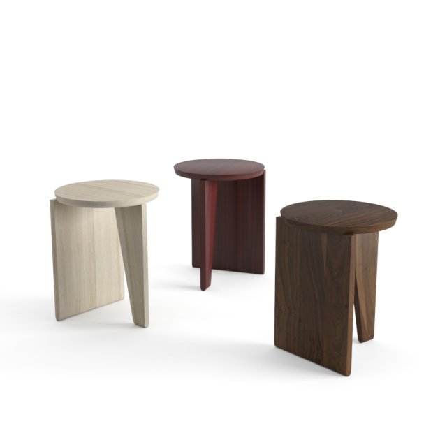 eggcollective wu side table stool 3D Модель .c4d .max .obj .3ds .fbx .stl .blend 