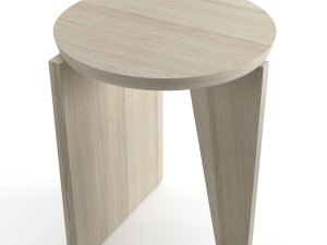 eggcollective wu side table stool 3D Модель