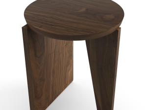 eggcollective wu side table stool 3D Модель