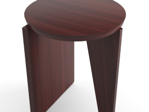 eggcollective wu side table stool 3D Модель