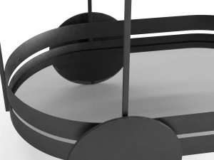 the grace serving trolley bar cart 3D Model