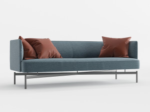bernhardt sofa finale Model 3D