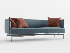 bernhardt sofa finale 3D Model