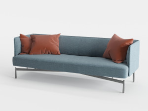 bernhardt sofa finale Model 3D